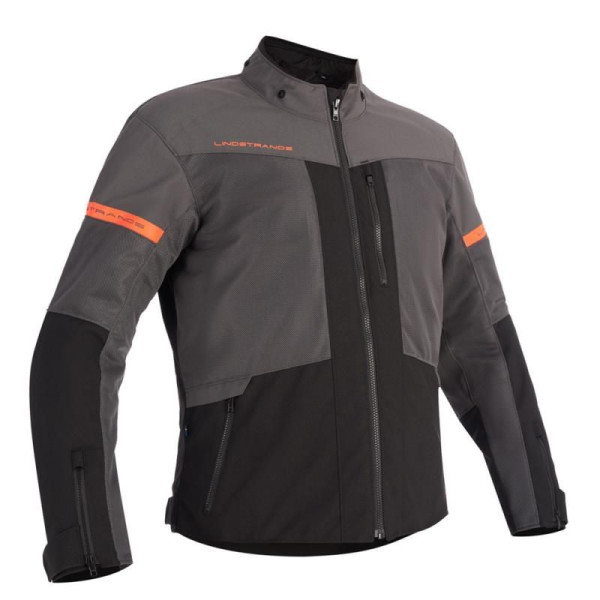 Lindstrands Rexbo v2 jacket grey/red 48